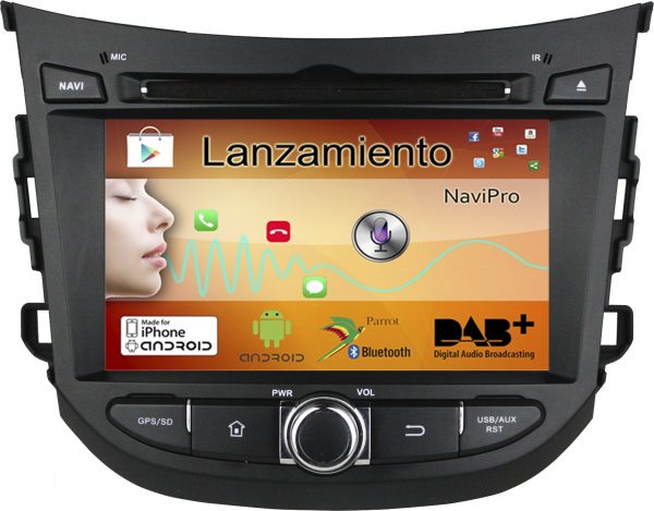 Navegador Multimedia GPS específico para Hyundai HB20 +2012 NV-HY009PRO 1