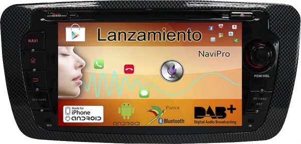 Navegador Multimedia GPS específico para Seat Ibiza MK4 TYP 6J (2008-2015) NV-SE002PRO 1