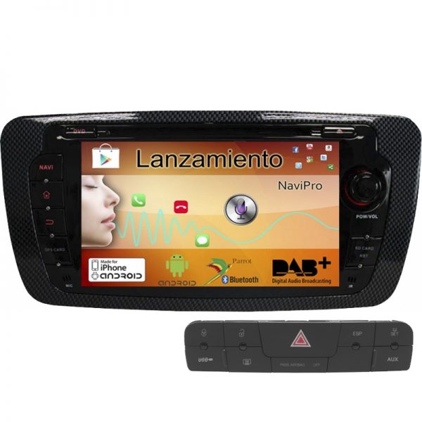 Navegador Multimedia GPS específico para Seat Ibiza MK4 TYP 6J (2008-2015) NV-SE004PRO 1