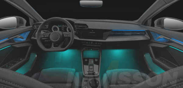 Kit iluminación ambiente especifico para Audi A3 8Y (+2020) NV-IL8176_D_A3_N21 6