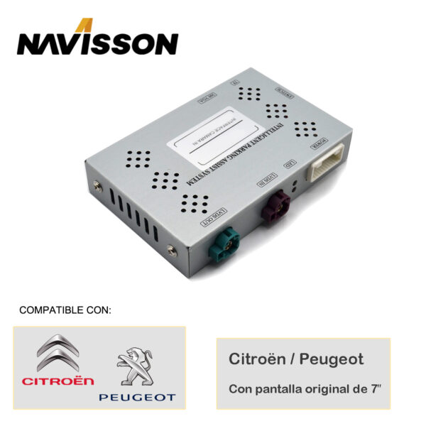 Interface cámara para Citroën / Peugeot con pantalla de 7" NV-INTBX8885 1