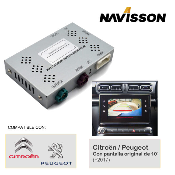 Interface cámara para Citroën / Peugeot con pantalla de 10" NV-INTBX8886 1