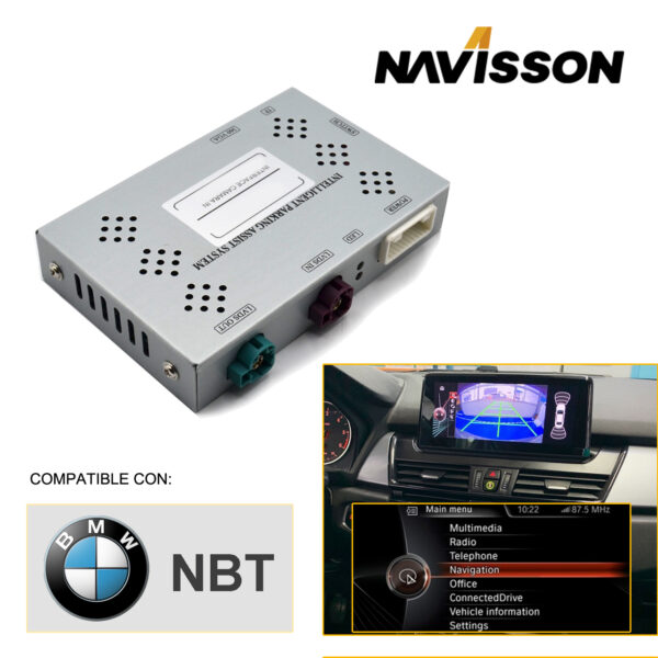 Interface cámara trasera para modelos BMW con pantalla de serie NBT NV-INTBM8808A 1