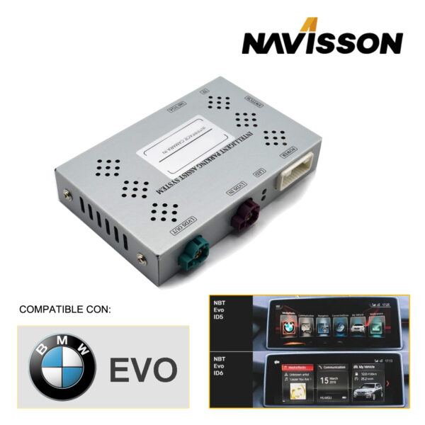 Interface cámara trasera para modelos BMW con pantalla de serie EVO NV-INTBM8801A 1