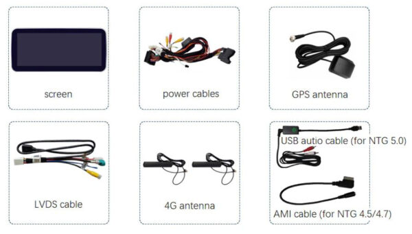 Sistema multimedia Navisson especifico para Mercedes Clase B (+2015) NTG 5.0 NV-ME015-3A11CA 11