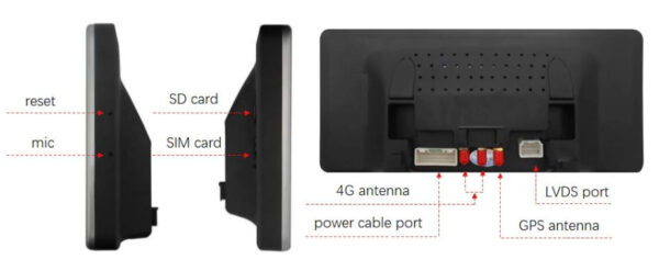 Sistema multimedia Navisson especifico para Mercedes Clase B (+2015) NTG 5.0 NV-ME015-3A11CA 12