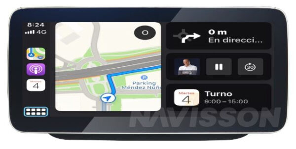 Sistema multimedia Navisson para Mercedes CLASE E W212 (2009-2012) 10,2" NTG 4.5 NV-ME007-3A11 4