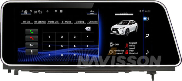 Sistema Multimedia Navisson Especifico para Lexus RX (2014-2018) con LCD NV-LX5793A11CA 4