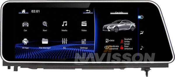 Sistema Multimedia Navisson Especifico para Lexus RX (2014-2018) con LCD NV-LX5793A11CA 1