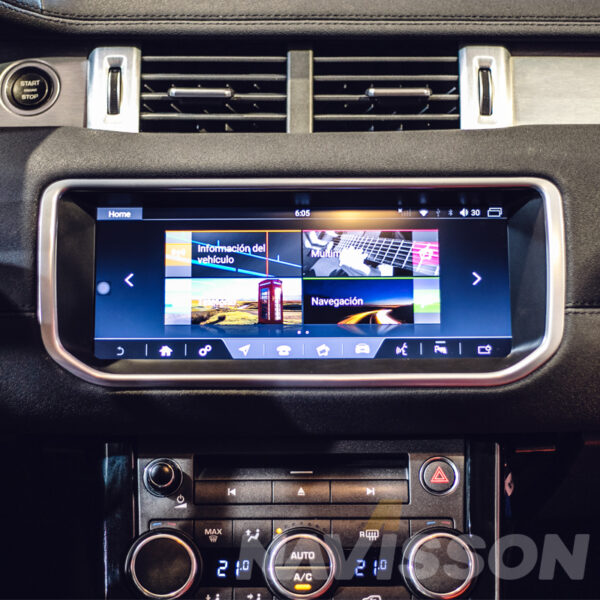 Sistema Multimedia Navisson para Ranger Rover Evoque con pantalla original de 5" NV-LA8805A11CA 2