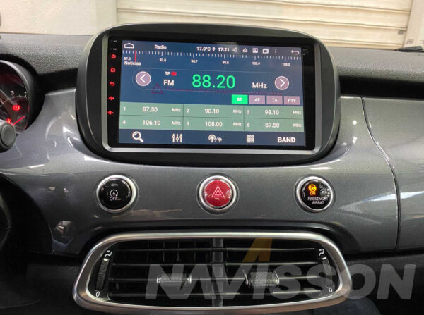 Sistema multimedia Navisson para Fiat 500 / 500X (+2014) NV-FI019A10CA 4