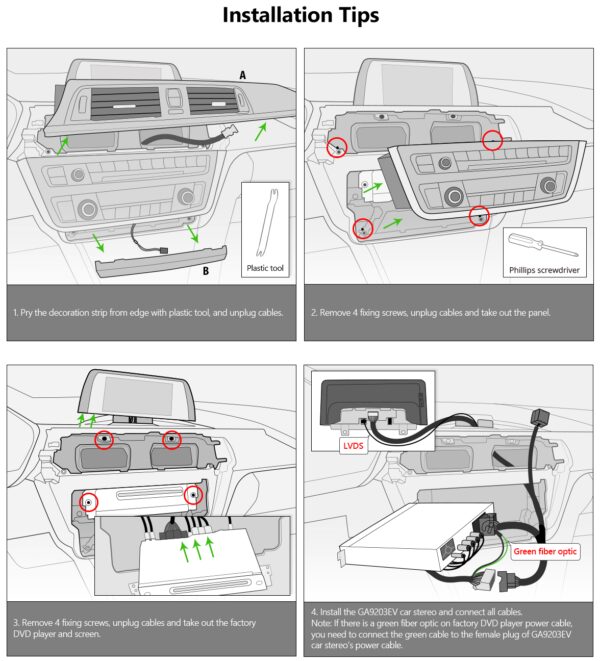 Sistema multimedia Navisson para BMW Serie 3 /Serie 4 (+2017 EVO) NV-BMW030A12CA 15