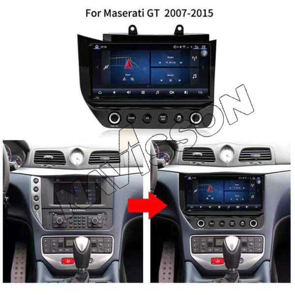 Sistema multimedia Navisson para Maserati Gran turismo (2007-2015) NV-MAS3041A10CA 3