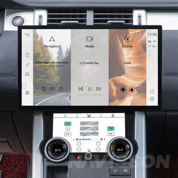 Sistema multimedia Navisson para Ranger Rover Evoque 2015-2018 con pantalla original de 8" BOSCH NV-LA8806-213A11CA 5