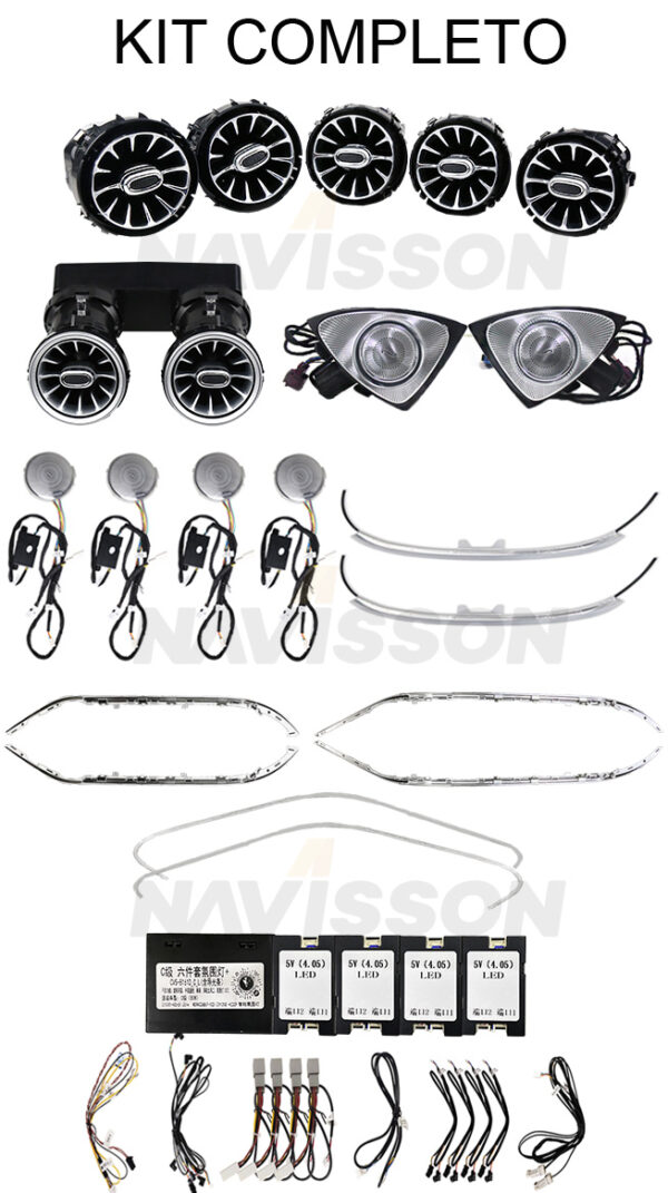 Kit Iluminación ambiental específica para Mercedes C Coupé W205 (2019-2021) NV-IL8161D-CIJ - Imagen 6