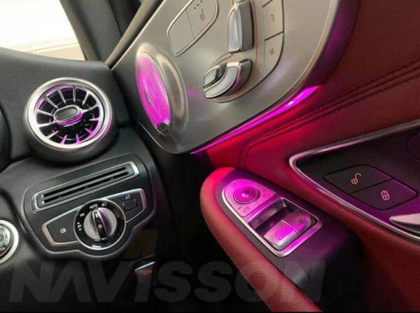 Kit Iluminación ambiental específica para Mercedes C W205 (2014-2018)/GLC X253 (2015-2019) NV-IL8013 2