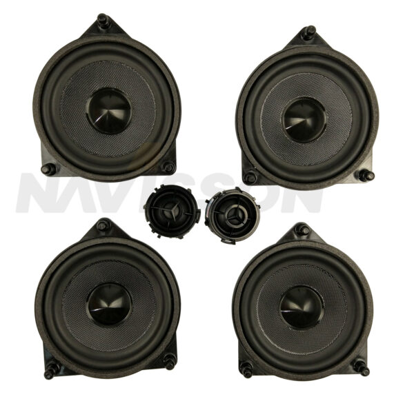 Kit altavoz medio 4" + Tweeters para Mercedes NV-SP8051 1