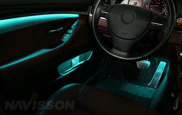 Kit iluminación ambiente BMW serie 5 F10-F11 (2010-2017) 11 colores NV-IL8173D-A_f10 - Imagen 6