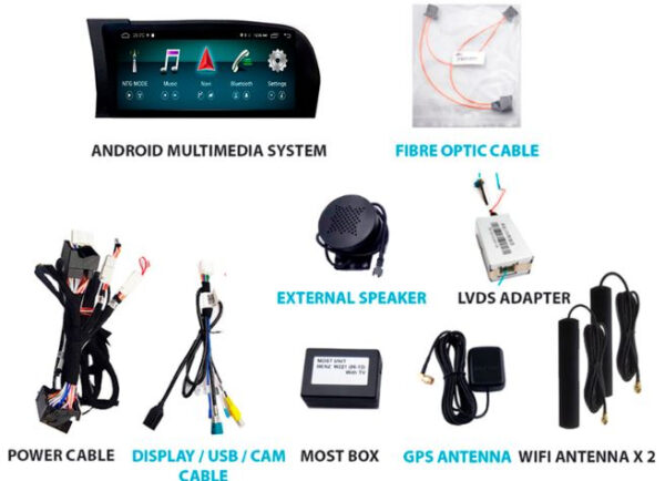 Sistema multimedia Navisson especifico para Mercedes Clase S (2005-2013) NV-ME024A11CA 9