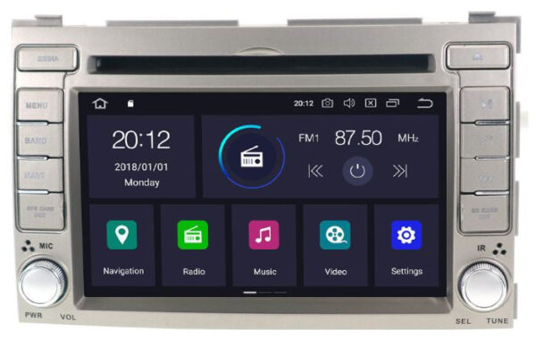 Sistema multimedia Navisson especifico para Hyundai I20 1º GEN.(2008-2014) NV-HY006PRO9 1