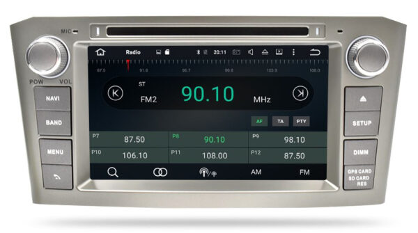 Sistema Multimedia Navisson TOYOTA AVENSIS T25 (2003-2009) NV-TY031PRO8 4