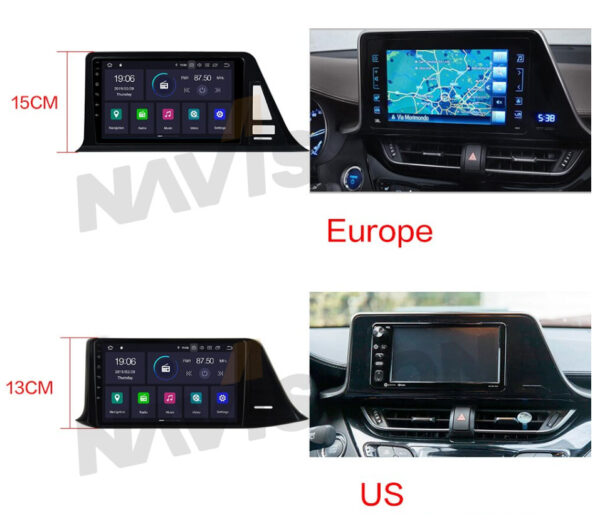 Sistema Multimedia Navisson para Toyota C-HR NV-TY038A10CA 10