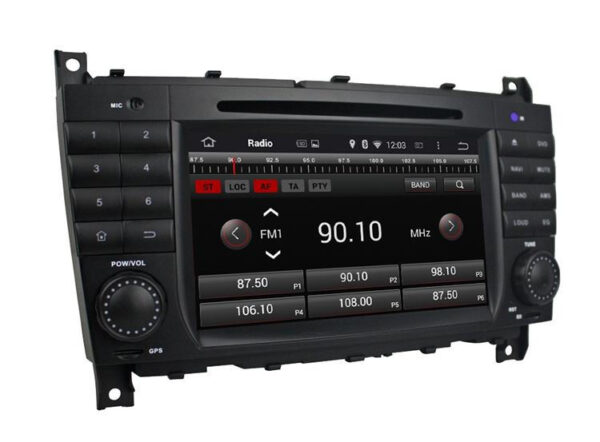 Sistema multimedia Navisson para Mercedes clase C W203 resty.(2004-2007) / CLK W209 (2006-2011 NV-ME020A12CA 3