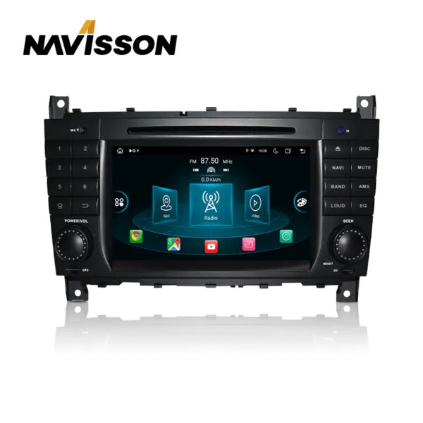 Sistema multimedia Navisson para Mercedes clase C W203 resty.(2004-2007) / CLK W209 (2006-2011 NV-ME020A12CA 1